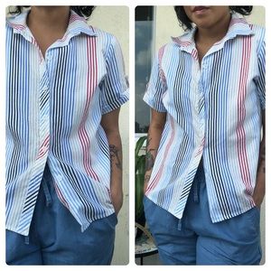 VINTAGE Striped Top